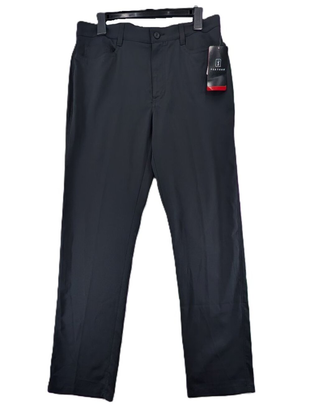 PGA Tour Golf Pants Mens Size 32 x 32 Black Performance Stretch Pockets New NWT